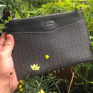 GUESS Monogram Logo Pouch